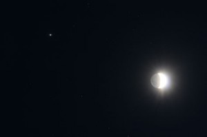 Rapprochement Jupiter Lune 17 03 2013